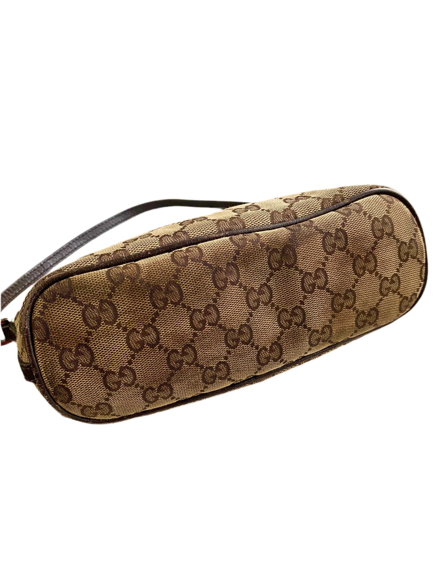Gucci Classic Brown Monogram Pochette Bag