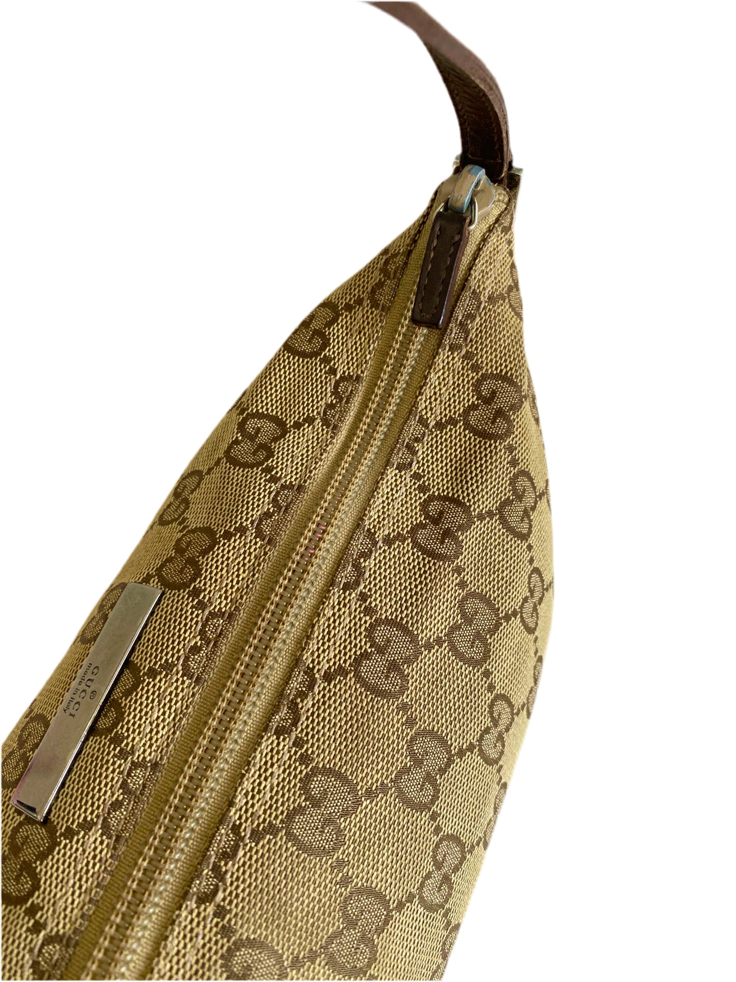 Gucci Classic Light Brown Monogram Pochette Bag