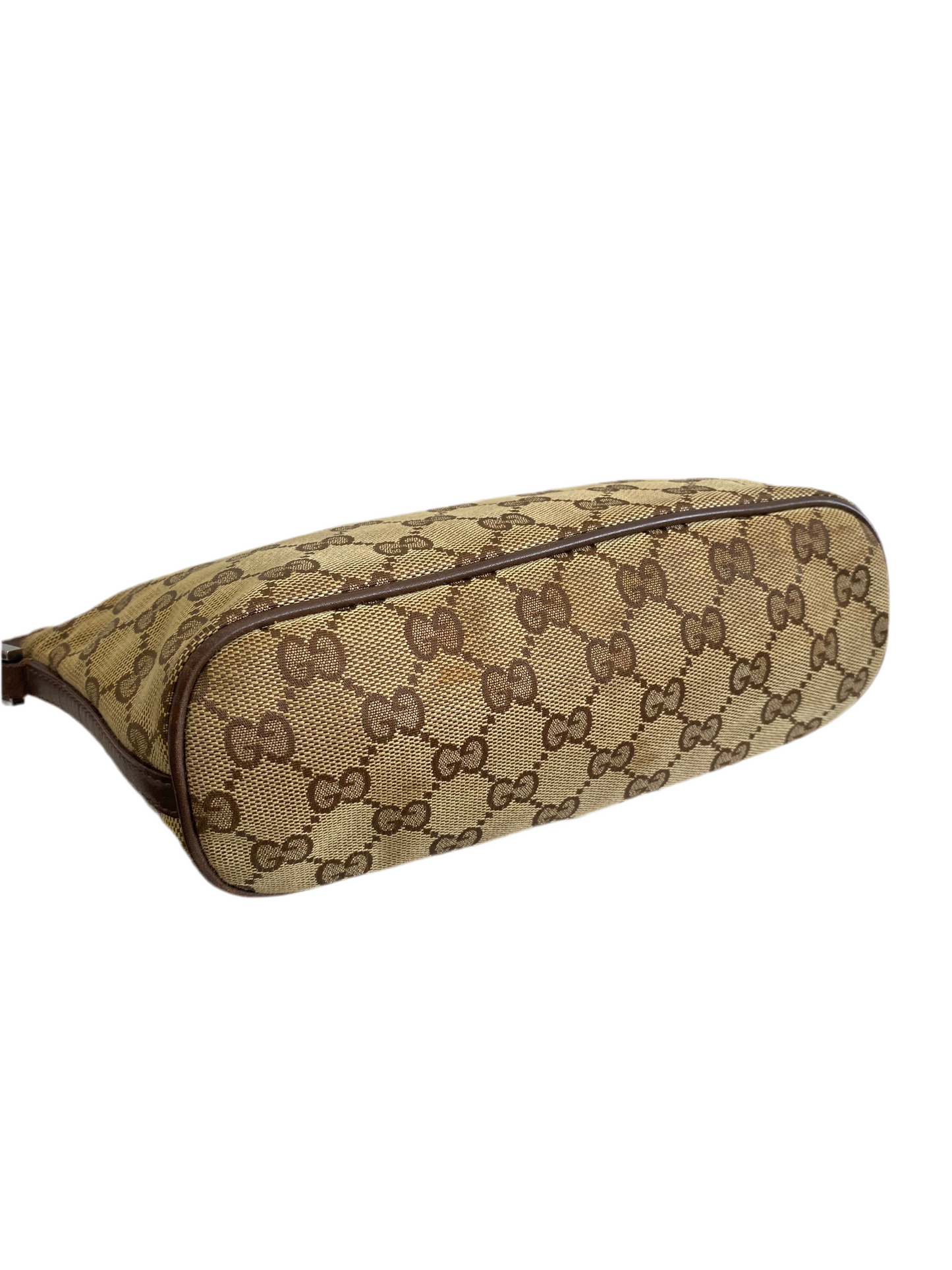 Gucci GG Canvas Pelham Studded Hobo Bag