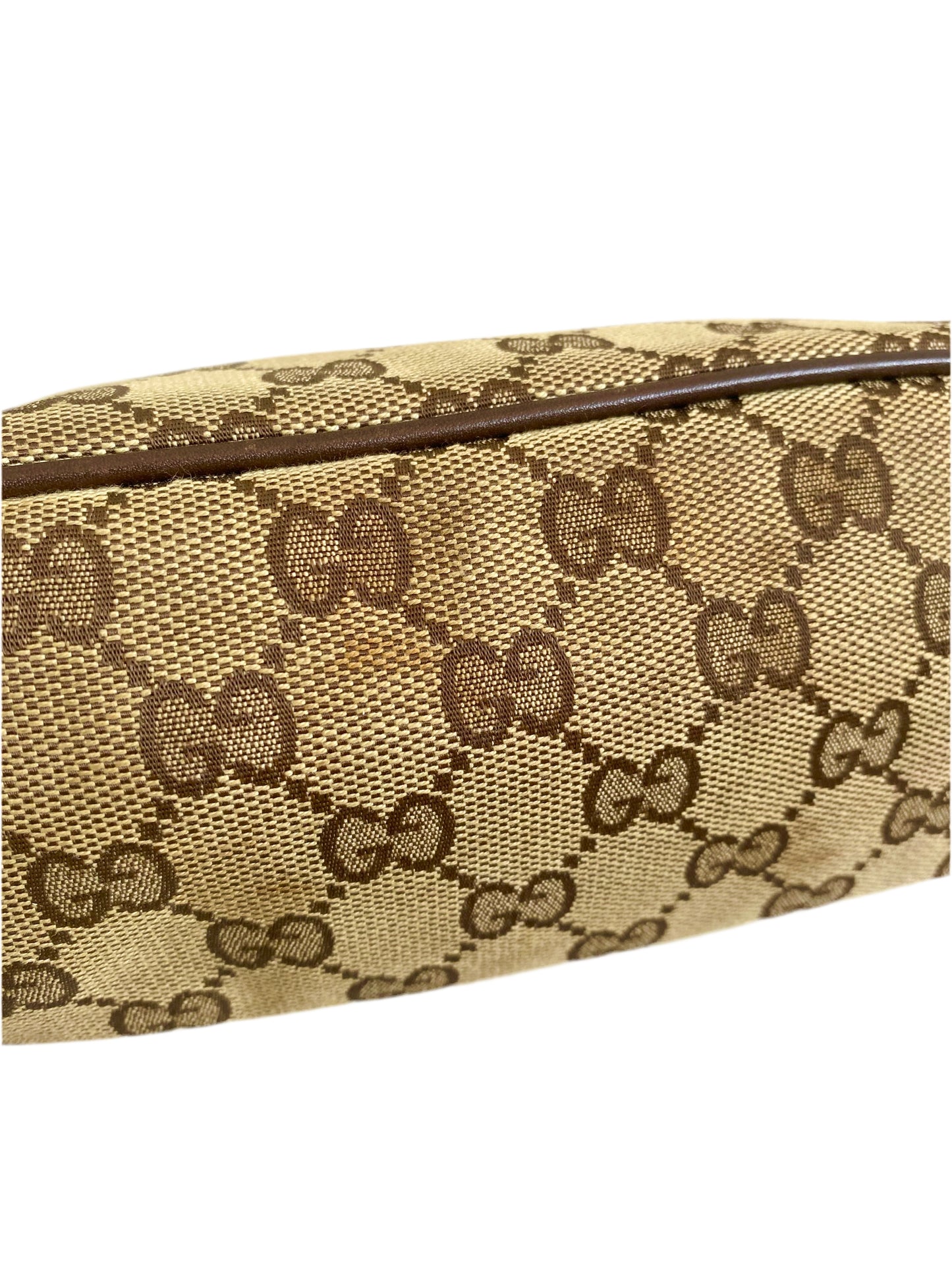 Gucci Classic Light Brown Monogram Pochette Bag