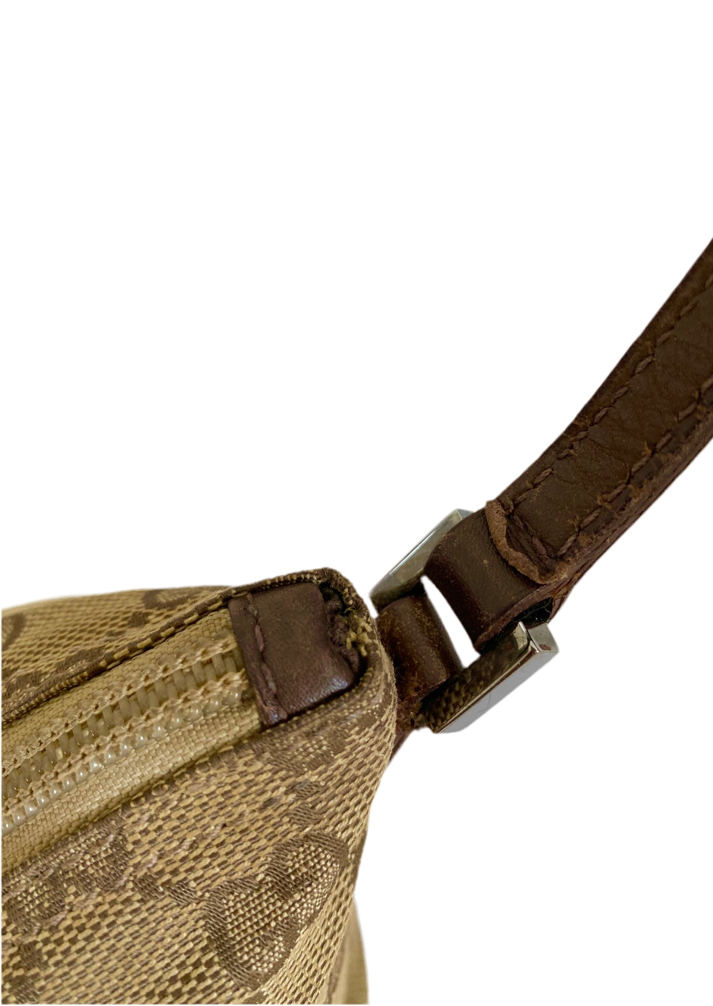 Gucci Classic Light Brown Monogram Pochette Bag