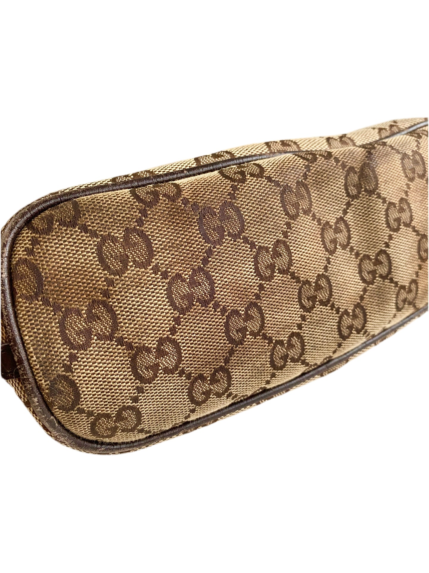 Gucci Classic Brown Monogram Pochette Bag