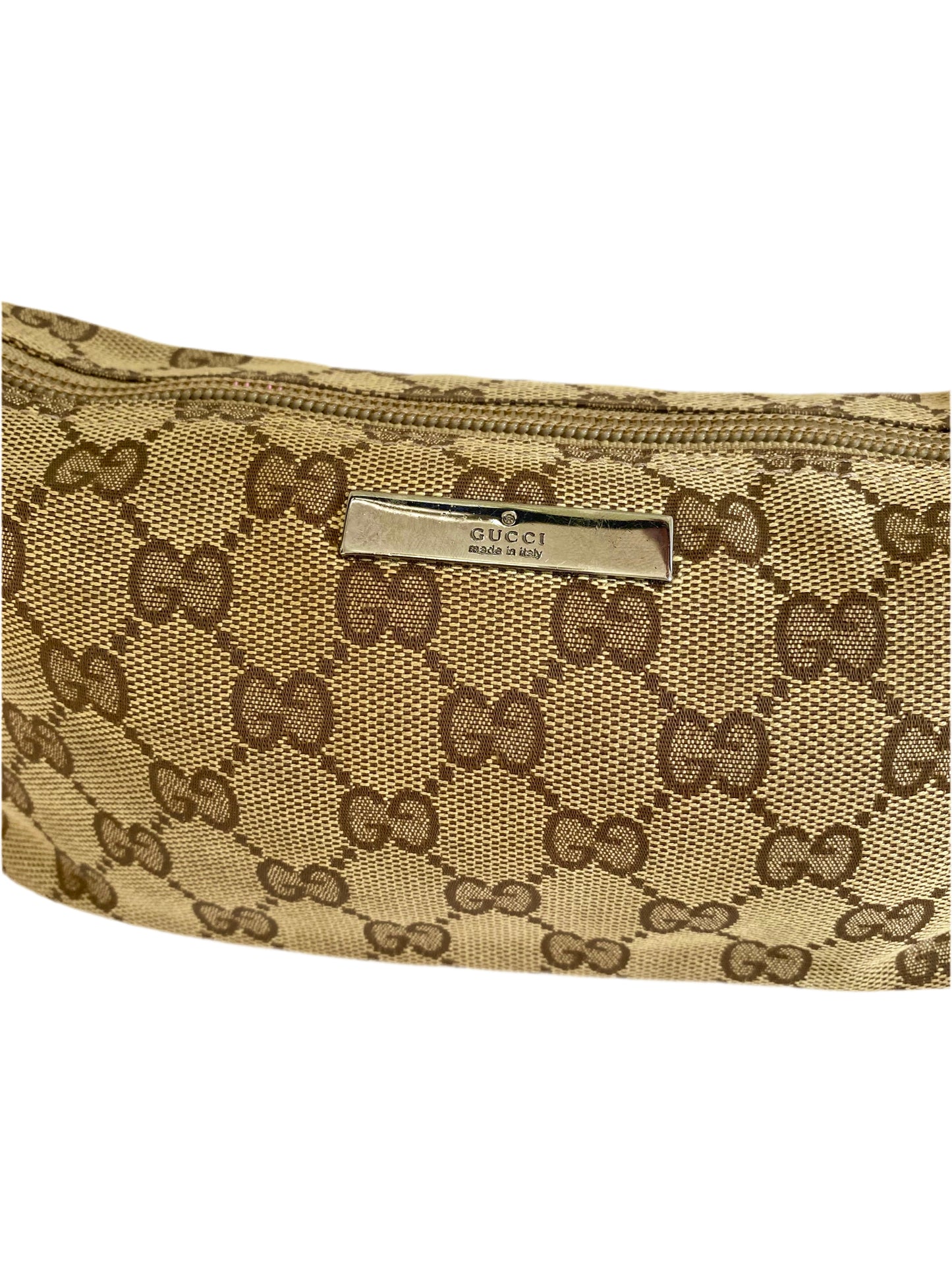 Gucci Classic Light Brown Monogram Pochette Bag