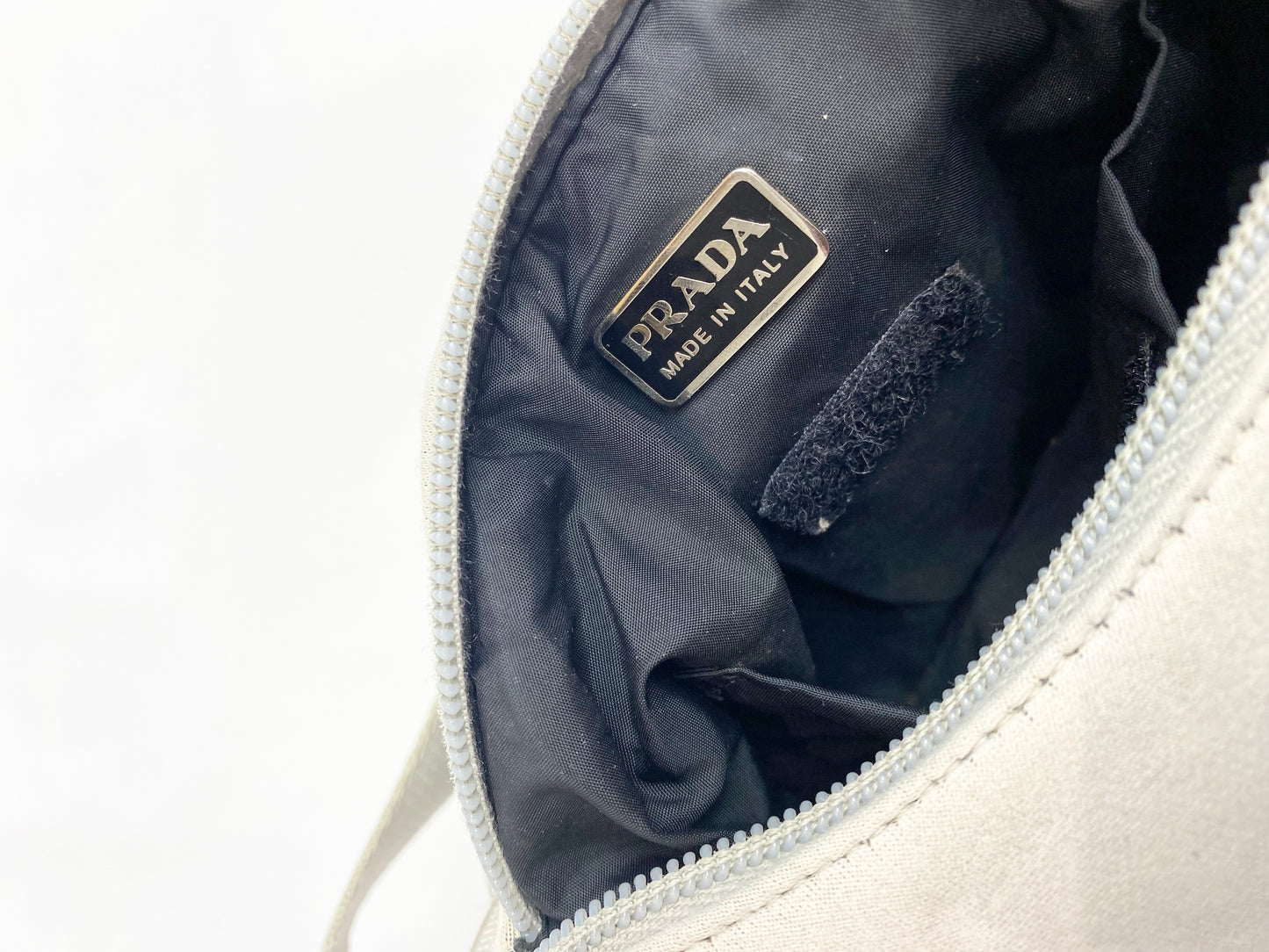 Prada SS1999 Sport Vintage Grey Mini Shoulder Bag
