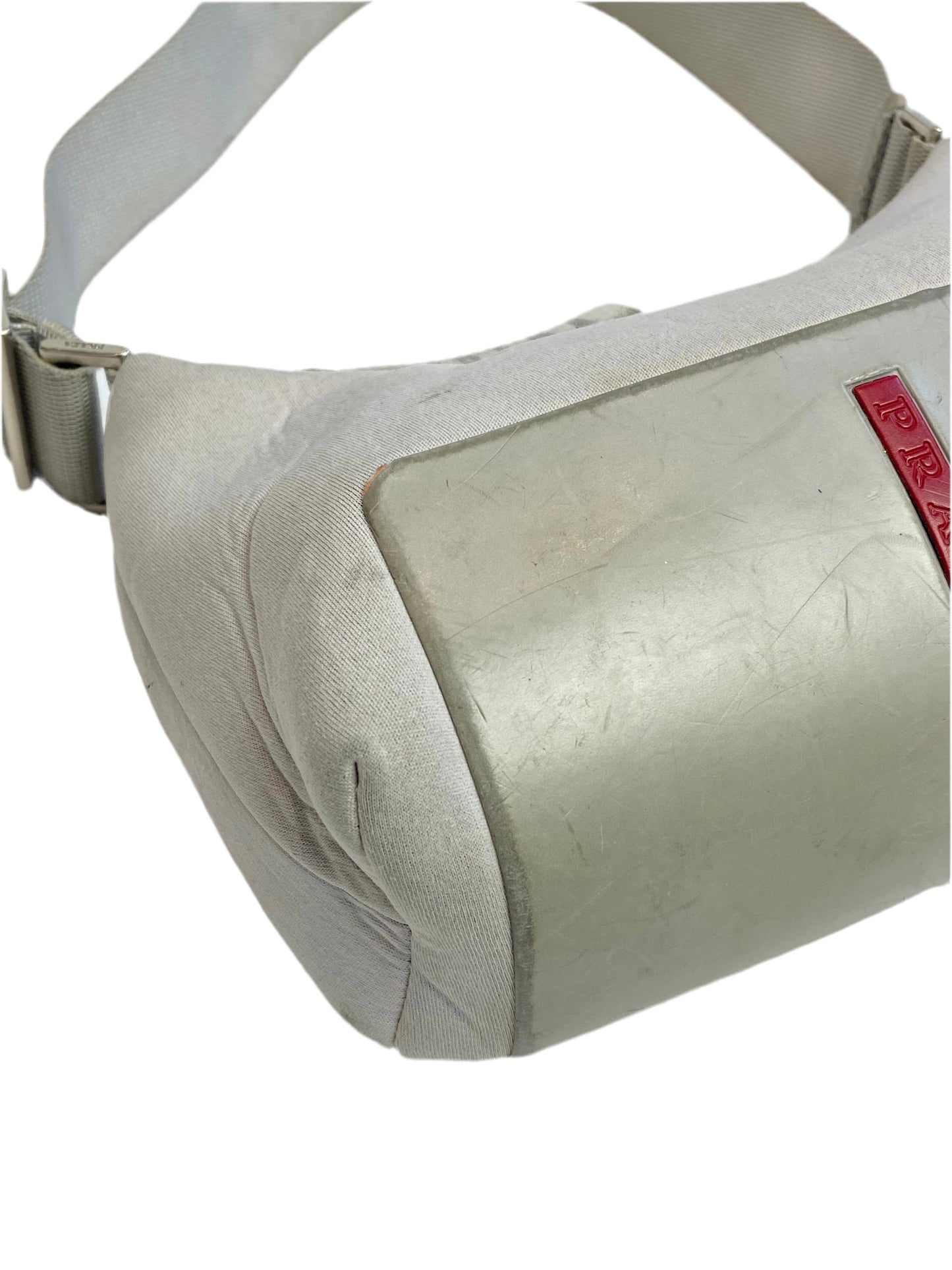 Prada SS1999 Sport Vintage Grey Mini Shoulder Bag