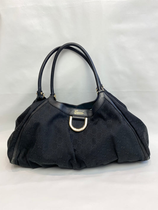 Gucci Black Abbey D Ring Large Tote Bag