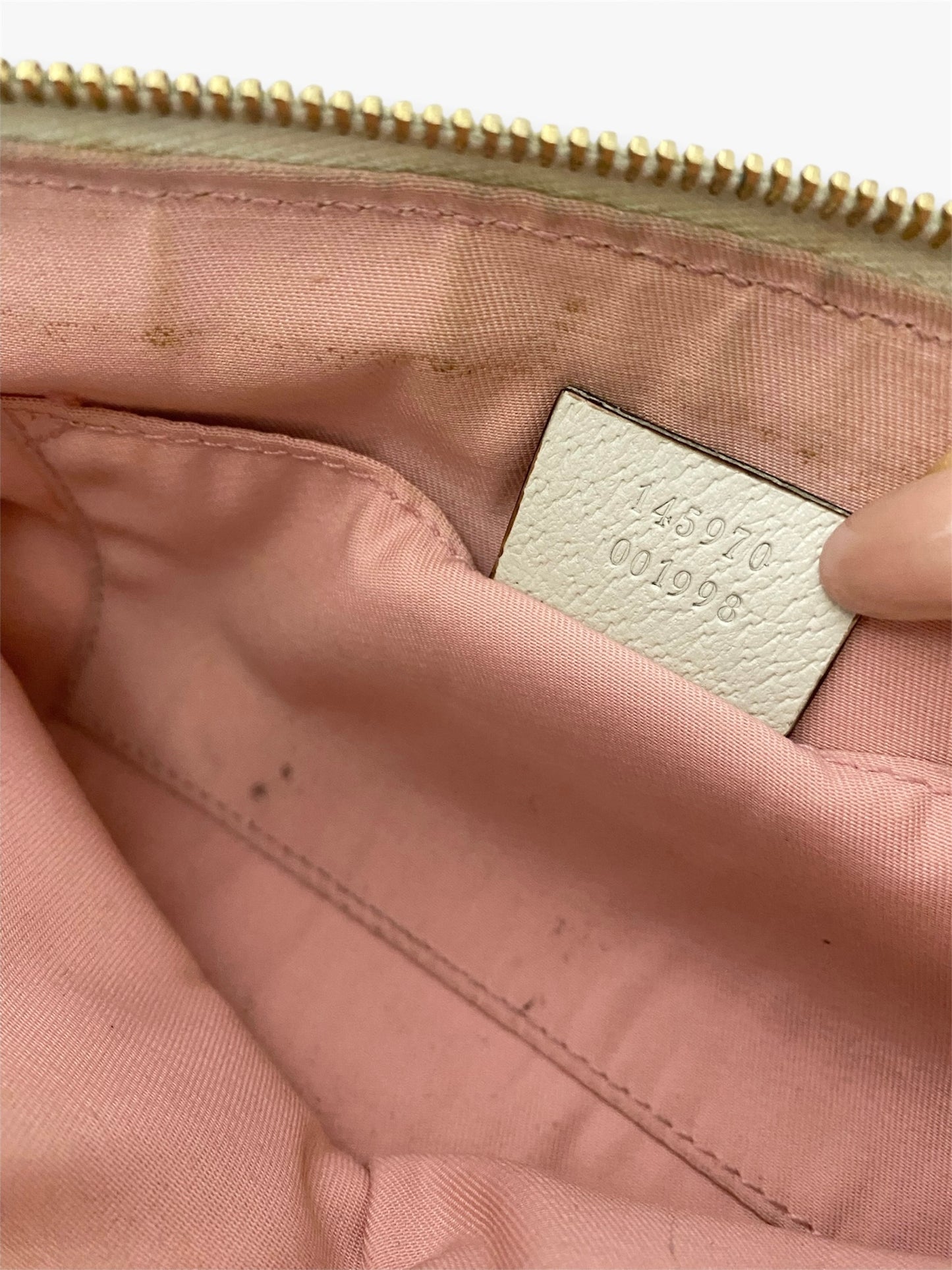 Gucci Pink Sherry Line Charm Mini Shoulder Bag