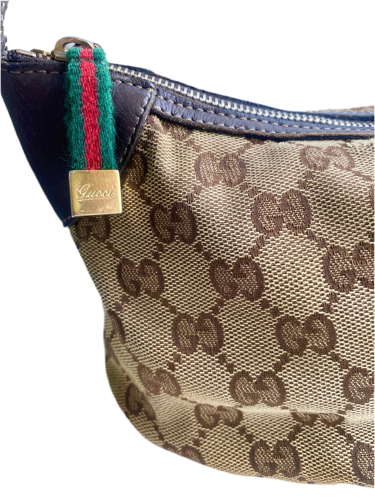 Gucci Mini Sherry Line GG Canvas Shoulder Bag