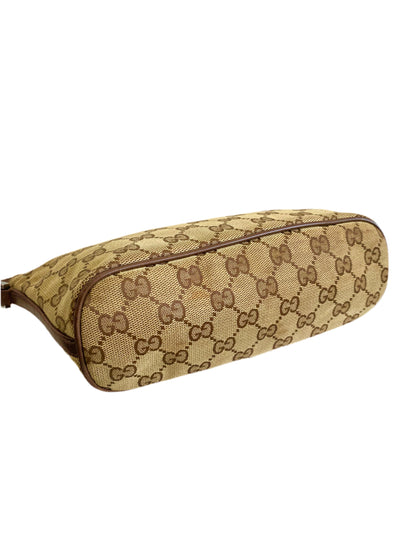 Gucci Classic Light Brown Monogram Pochette Bag