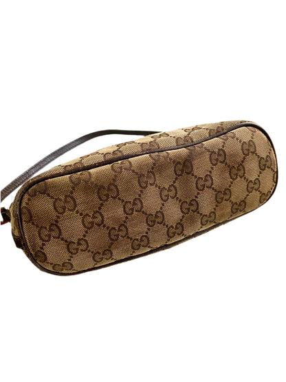Gucci Classic Brown Monogram Pochette Bag