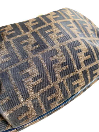 Fendi Zucchino Canvas Baguette Bag