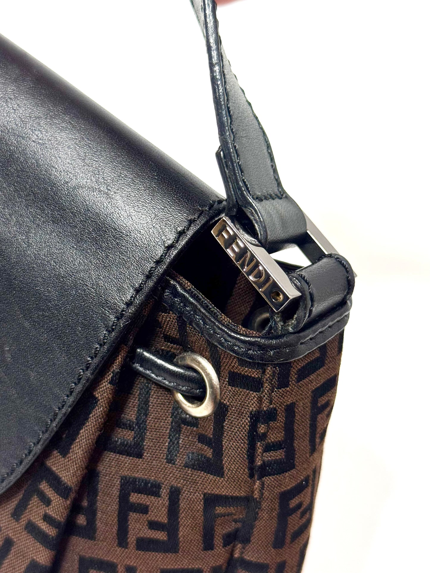 Fendi Vintage FF Zucchino Mini Shoulder Bag
