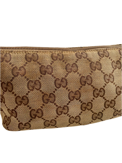 Gucci Classic Brown Monogram Pochette Bag