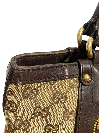 Gucci Vintage Scarlett Stud GG Tote Shoulder Bag