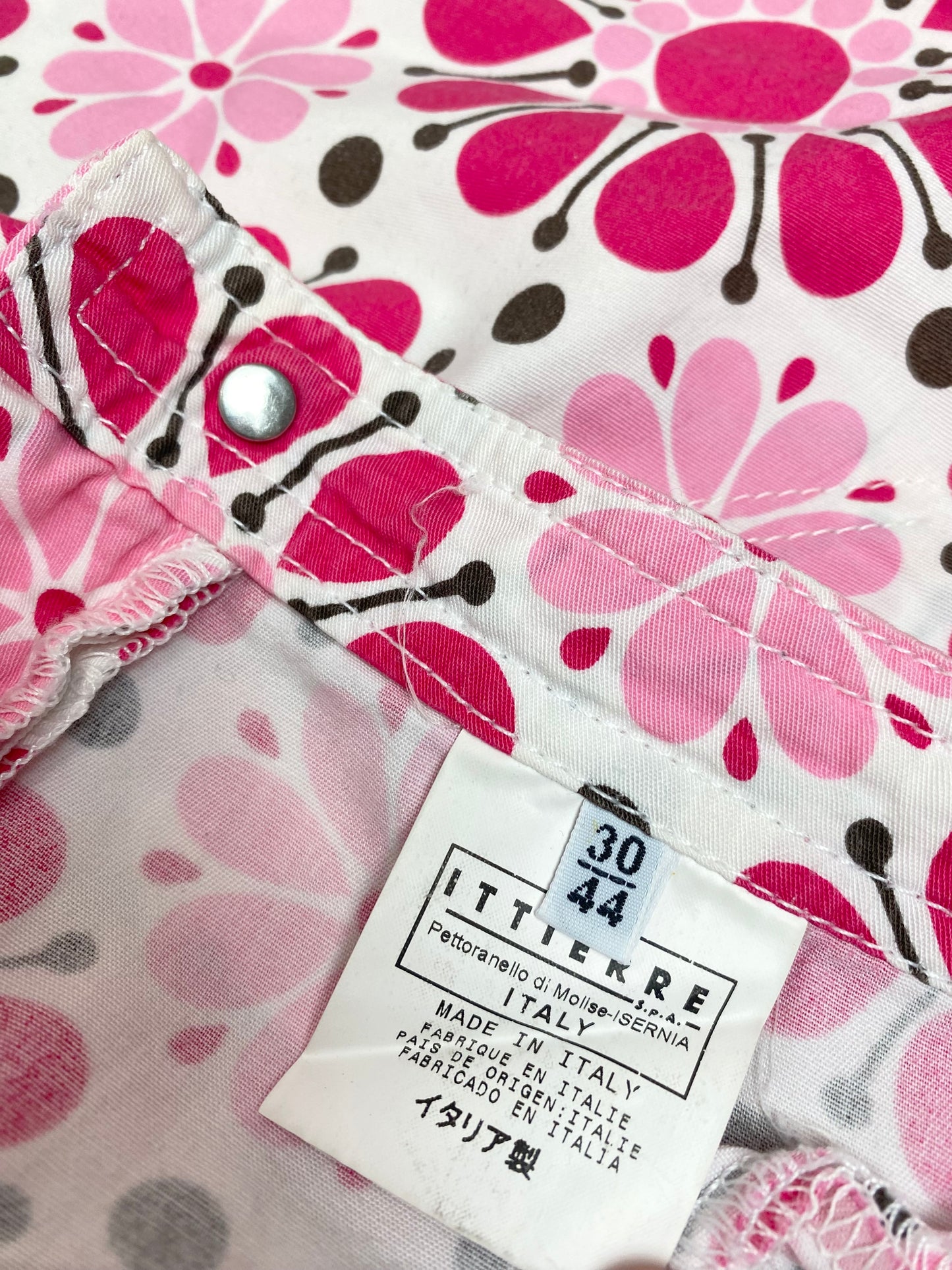 Dolce & Gabbana 00’s Pink Floral Mini Skirt