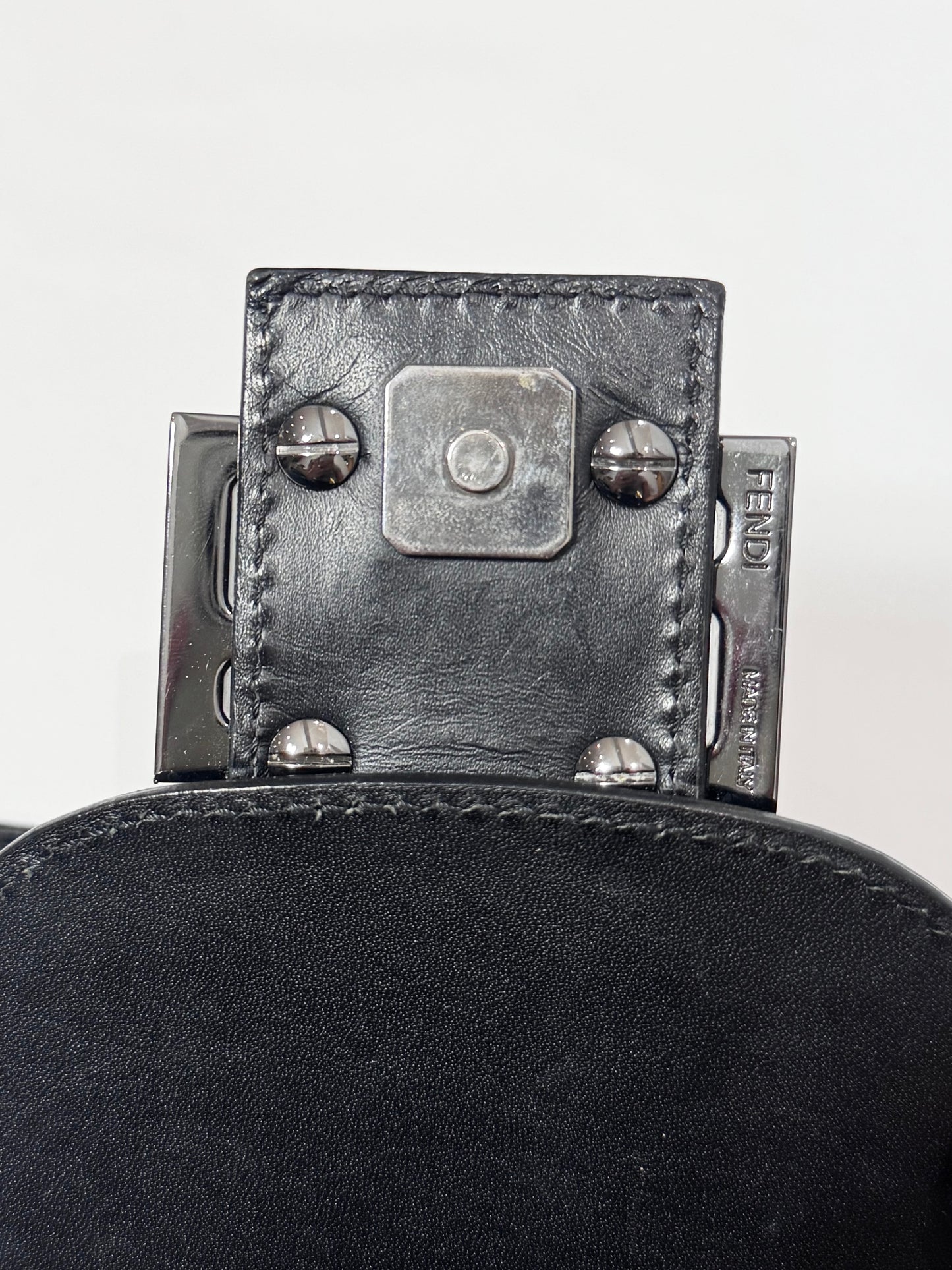 Fendi Vintage FF Zucchino Mini Shoulder Bag