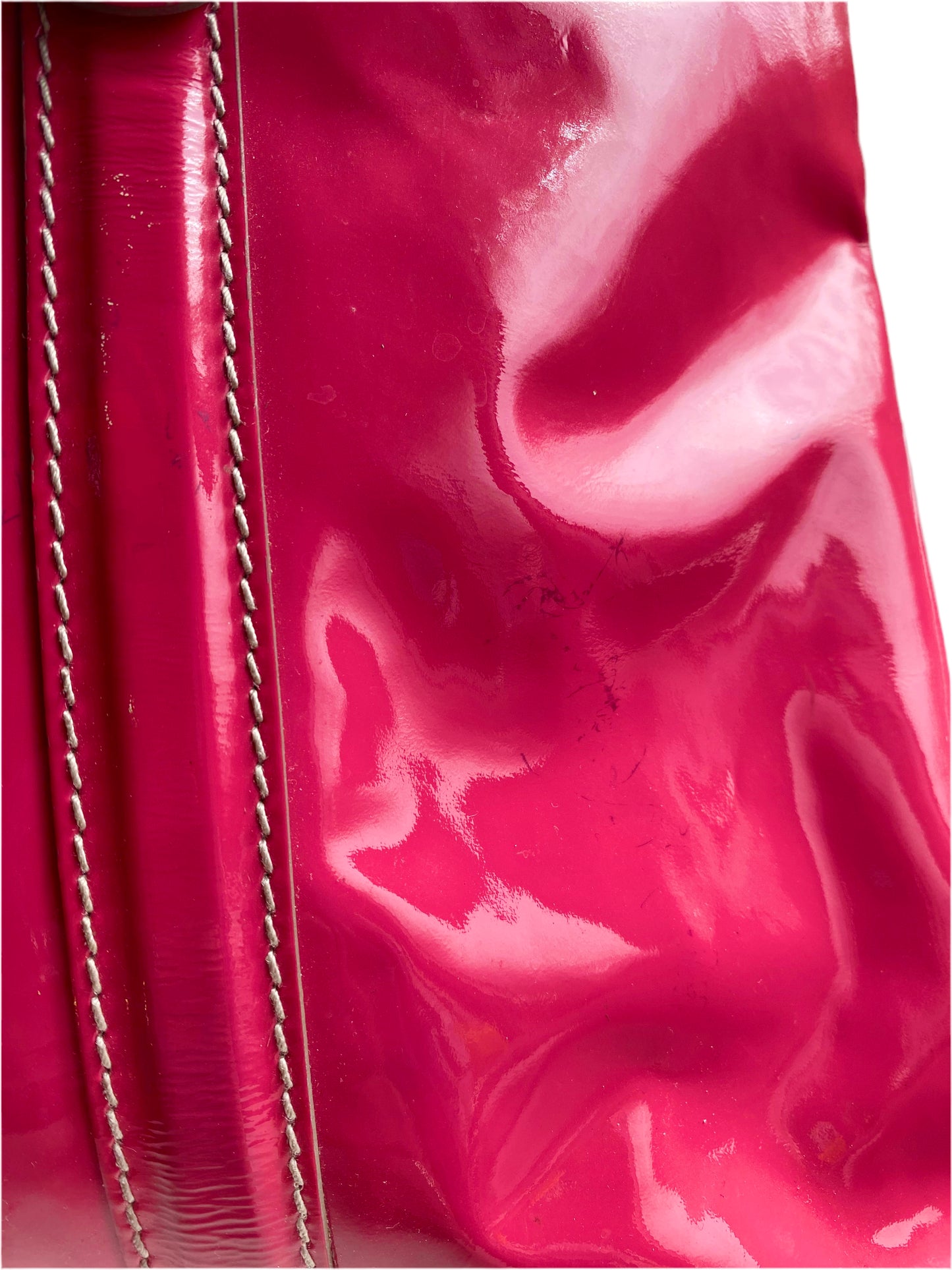 Dolce & Gabbana Vintage Hot Pink Patent Leather Tote Bag