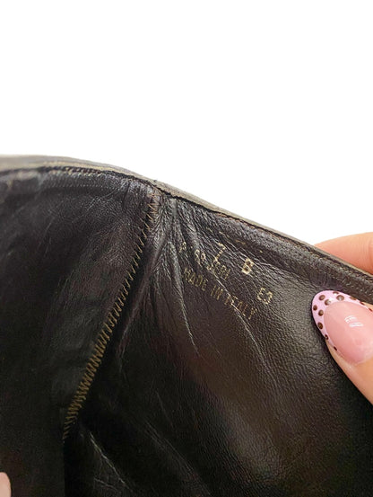 Coach Monogram Canvas Jeri Ankle Boots