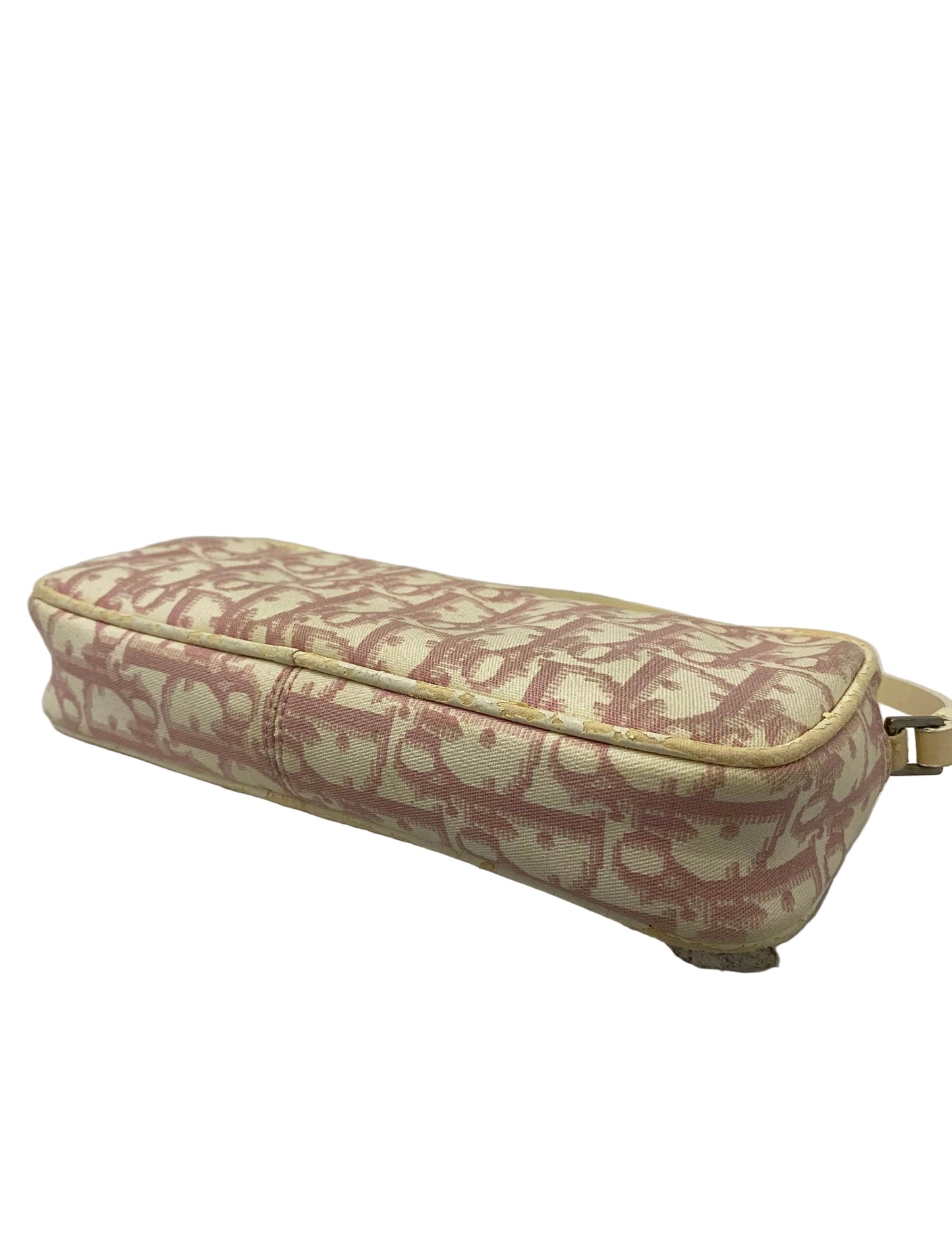 Dior Vintage Pink Monogram Shoulder Bag