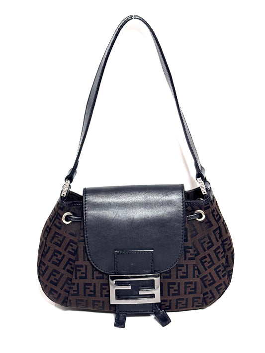 Fendi Vintage FF Zucchino Mini Shoulder Bag