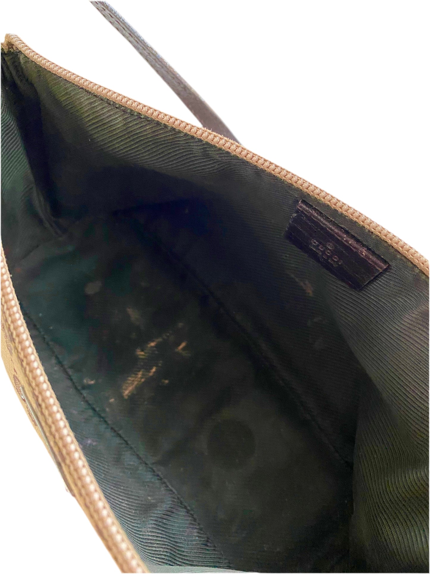 Gucci Classic Brown Monogram Pochette Bag