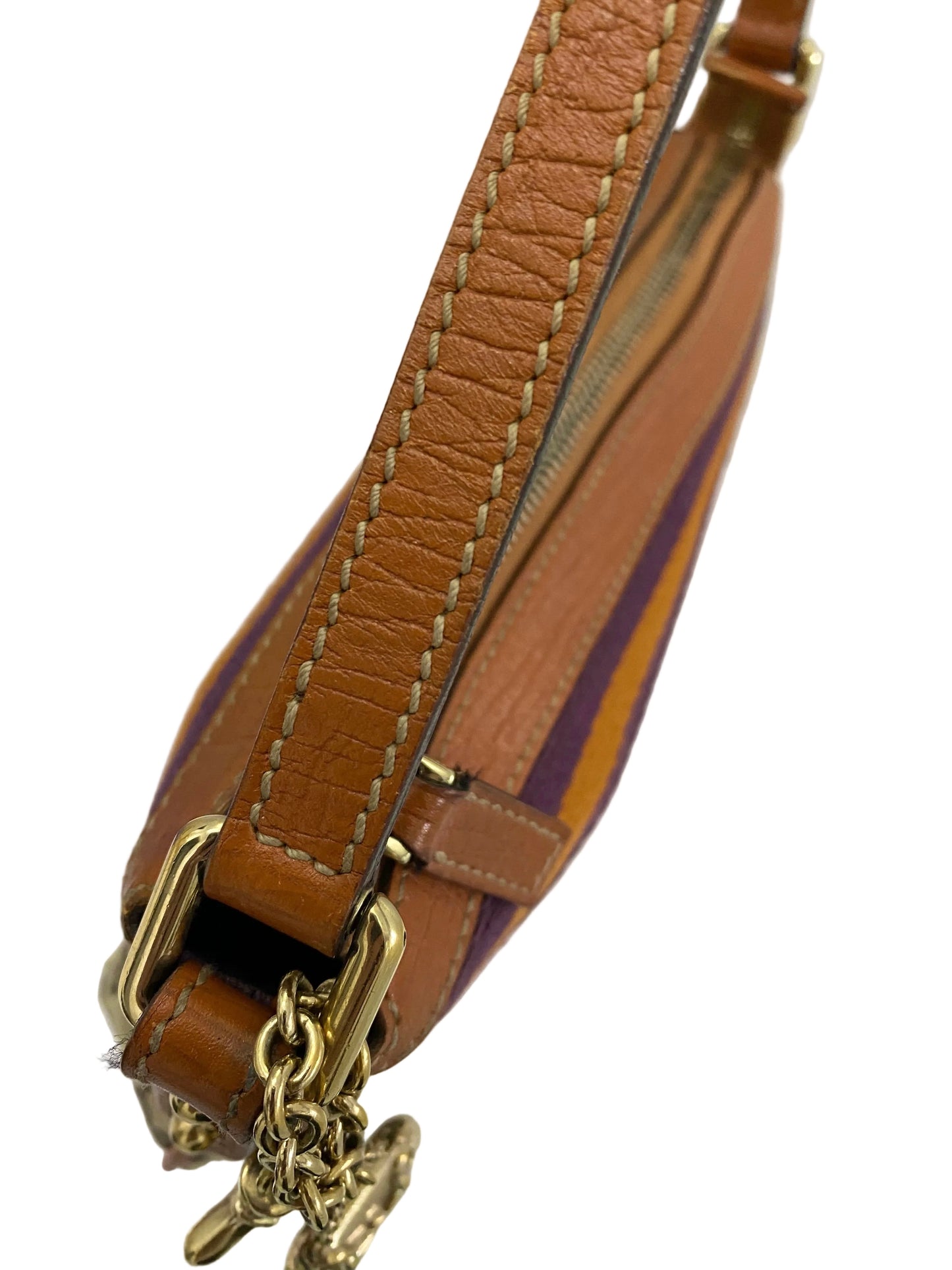 Gucci Brown Sherry Line Charm Mini Shoulder Bag