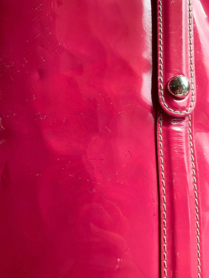Dolce & Gabbana Vintage Hot Pink Patent Leather Tote Bag