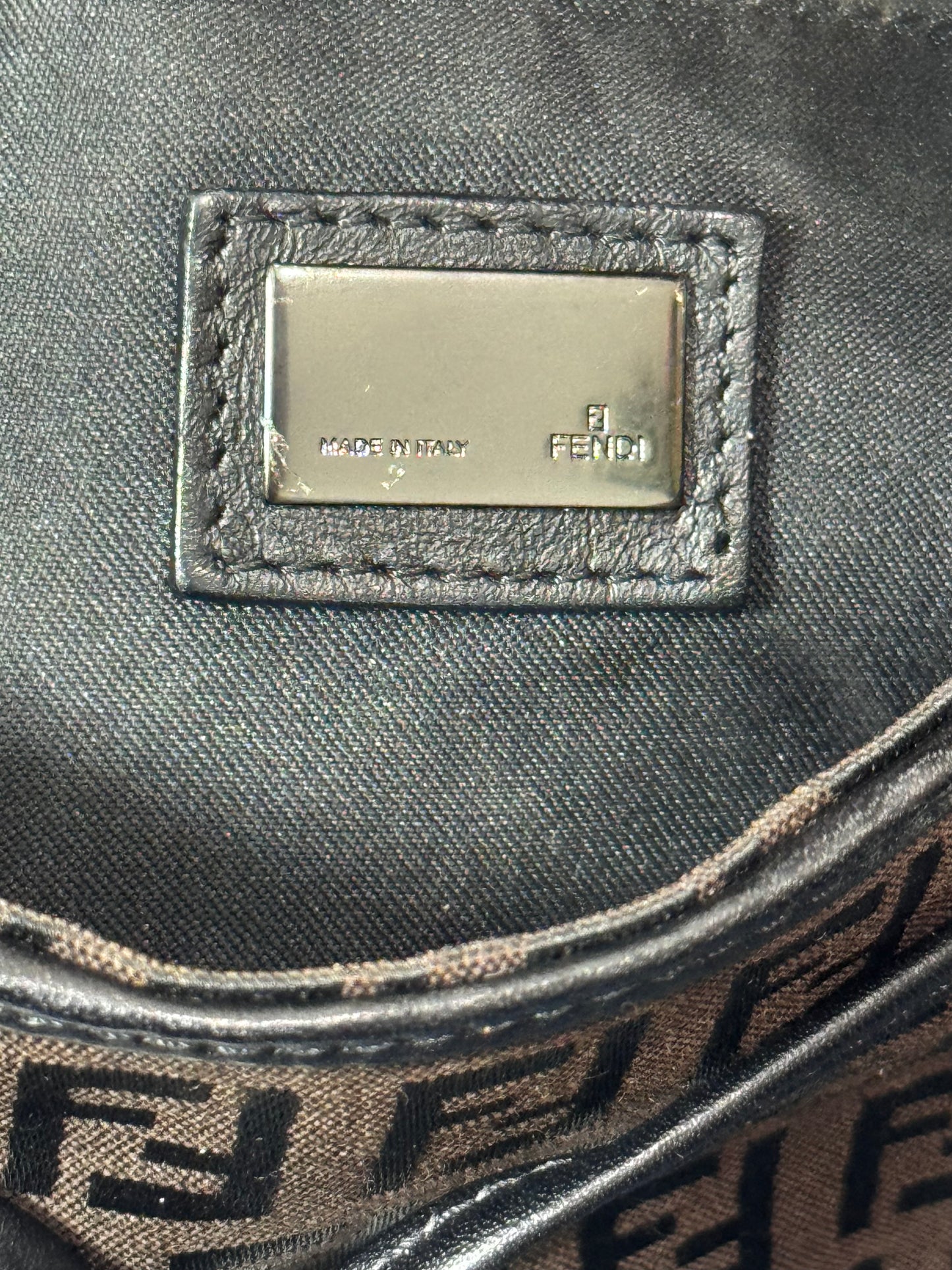 Fendi Vintage FF Zucchino Mini Shoulder Bag