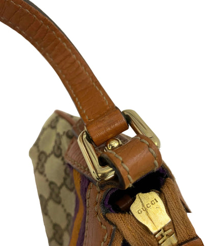 Gucci Brown Sherry Line Charm Mini Shoulder Bag