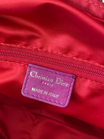 Christian Dior Hot Pink / Fuchsia Gypsy Ruffle Hobo Shoulder Bag