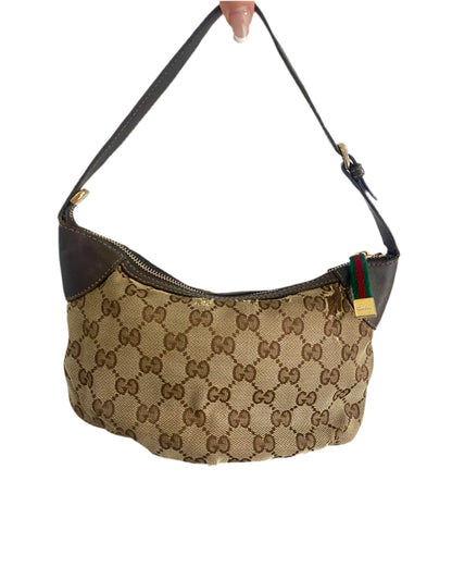 Gucci Mini Sherry Line GG Canvas Shoulder Bag
