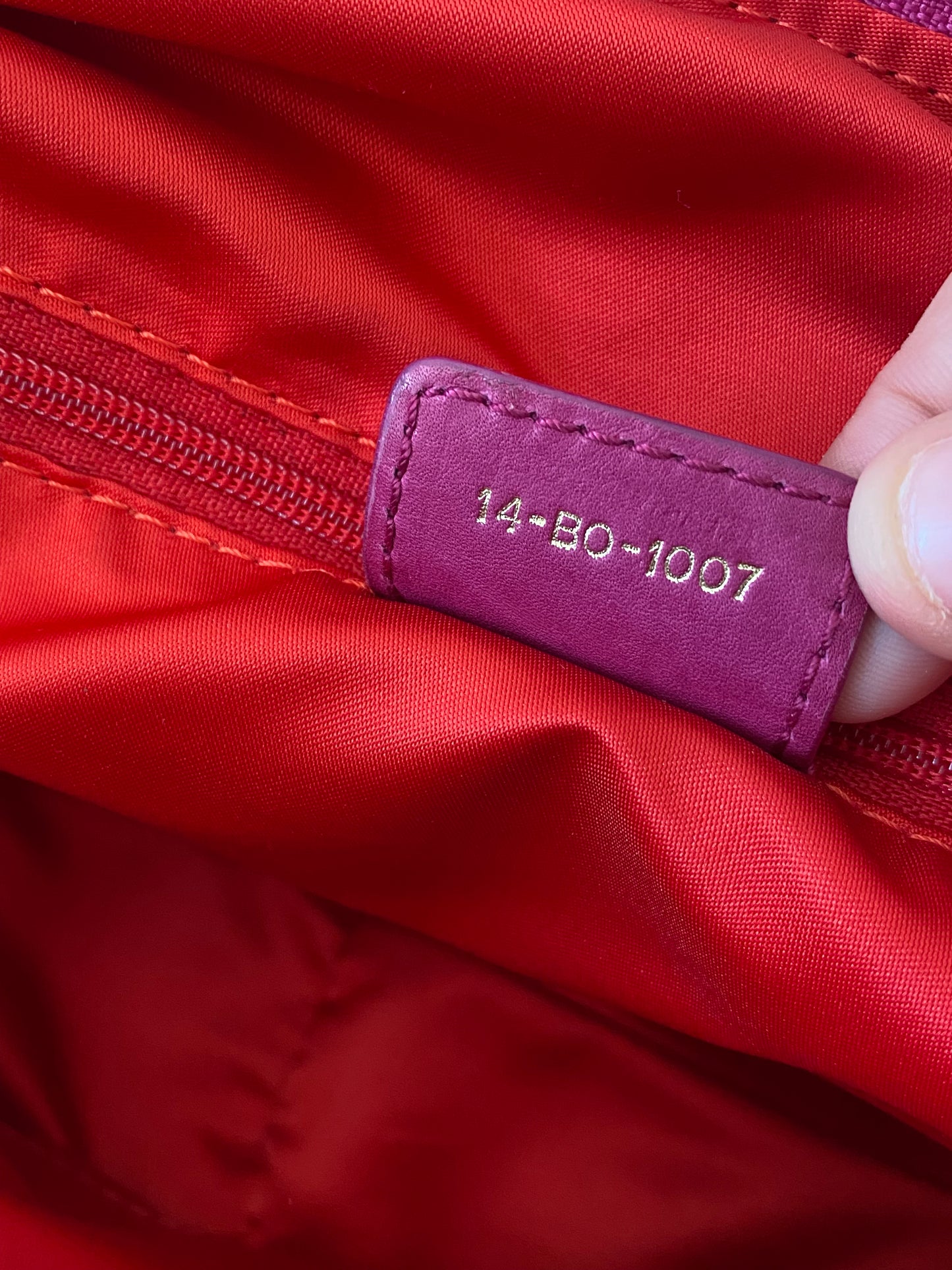 Christian Dior Hot Pink / Fuchsia Gypsy Ruffle Hobo Shoulder Bag