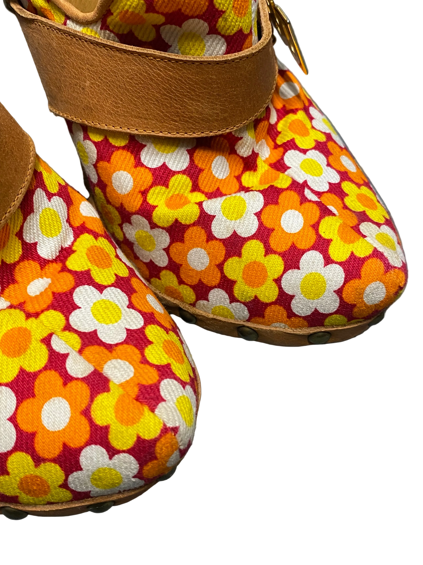 Dolce & Gabbana Floral Studded Clog Mules