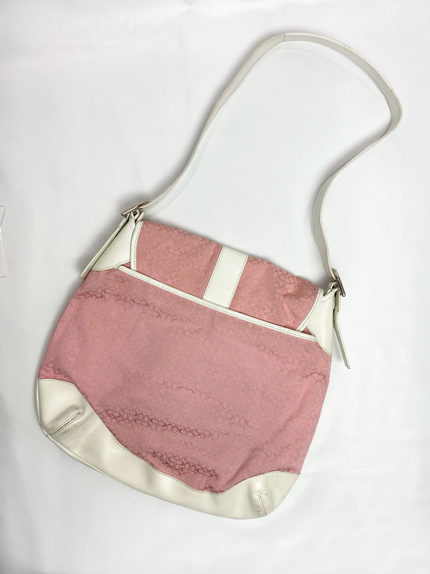 Coach Pink Crossbody Messenger Bag