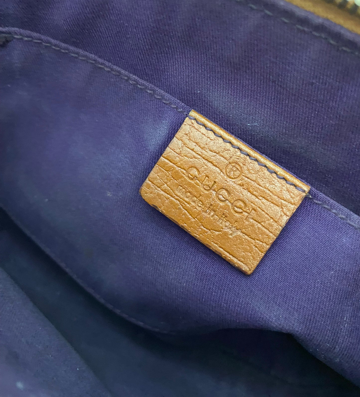 Gucci Brown Sherry Line Charm Mini Shoulder Bag