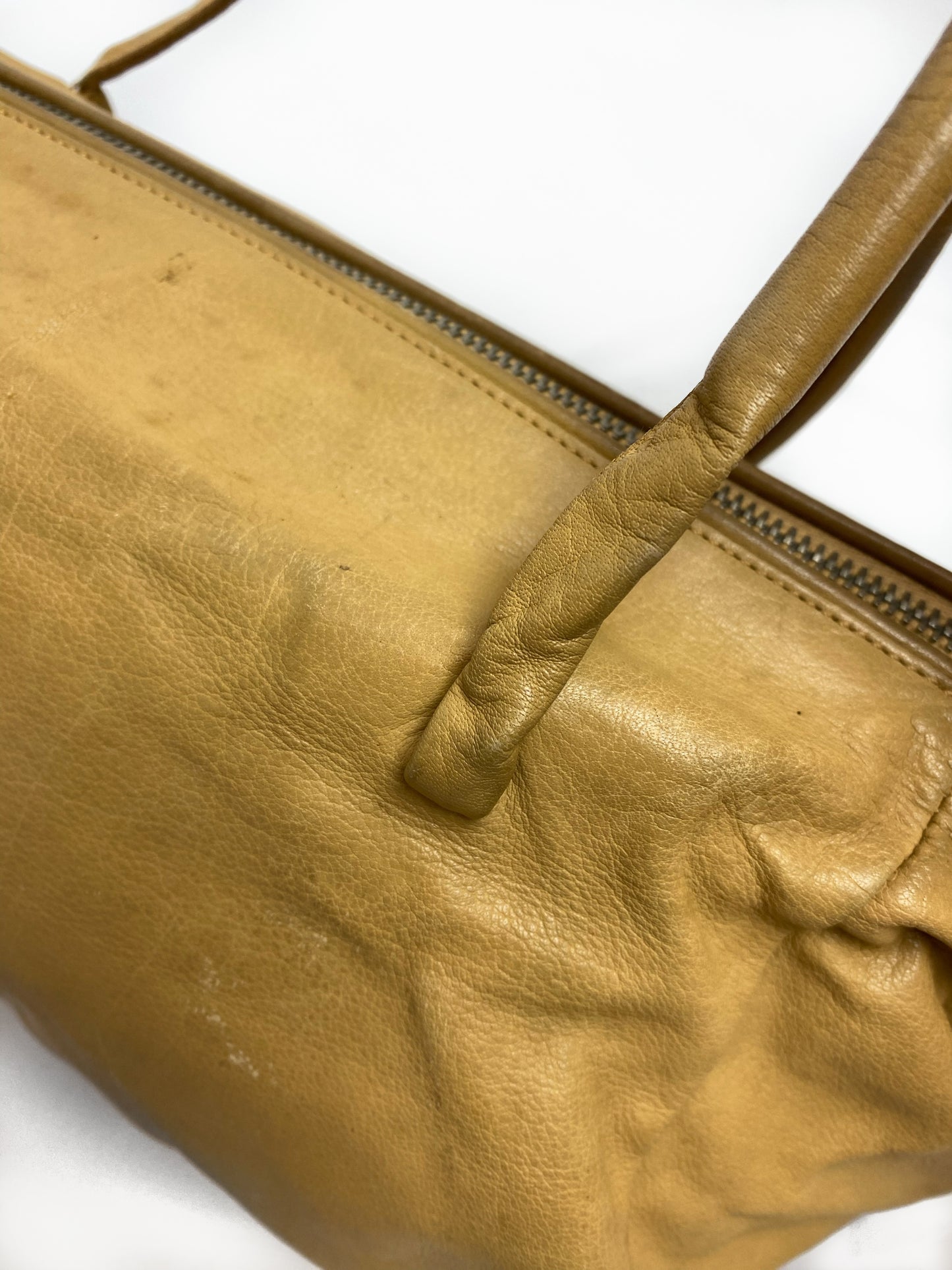 Miu Miu Camel Brown Calfskin Leather Shoulder Bag