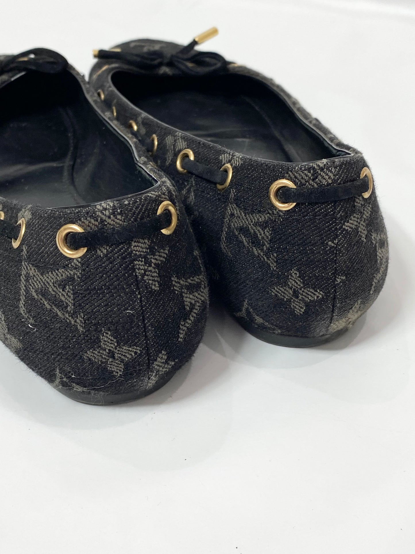 Louis Vuitton Monogram Denim Ballerina Flats
