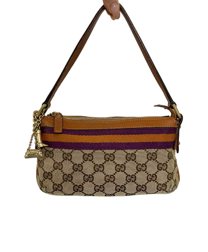 Gucci Brown Sherry Line Charm Mini Shoulder Bag