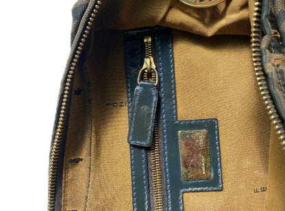 Fendi Zucchino Canvas Baguette Bag