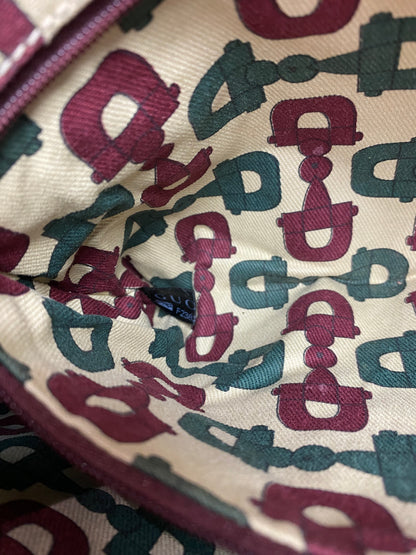 Gucci GG Canvas Cream Leather Abbey Tote Bag