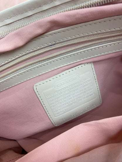 Coach Pink Crossbody Messenger Bag