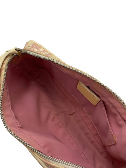 Dior Vintage Pink Monogram Shoulder Bag