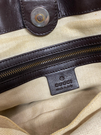 Gucci Vintage Scarlett Stud GG Tote Shoulder Bag