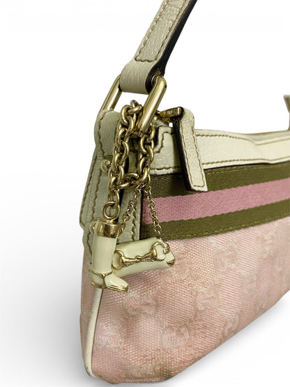 Gucci Pink Sherry Line Charm Mini Shoulder Bag