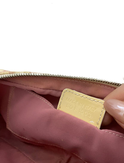 Dior Vintage Pink Monogram Shoulder Bag