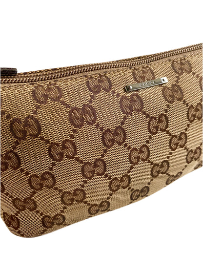 Gucci Classic Brown Monogram Pochette Bag