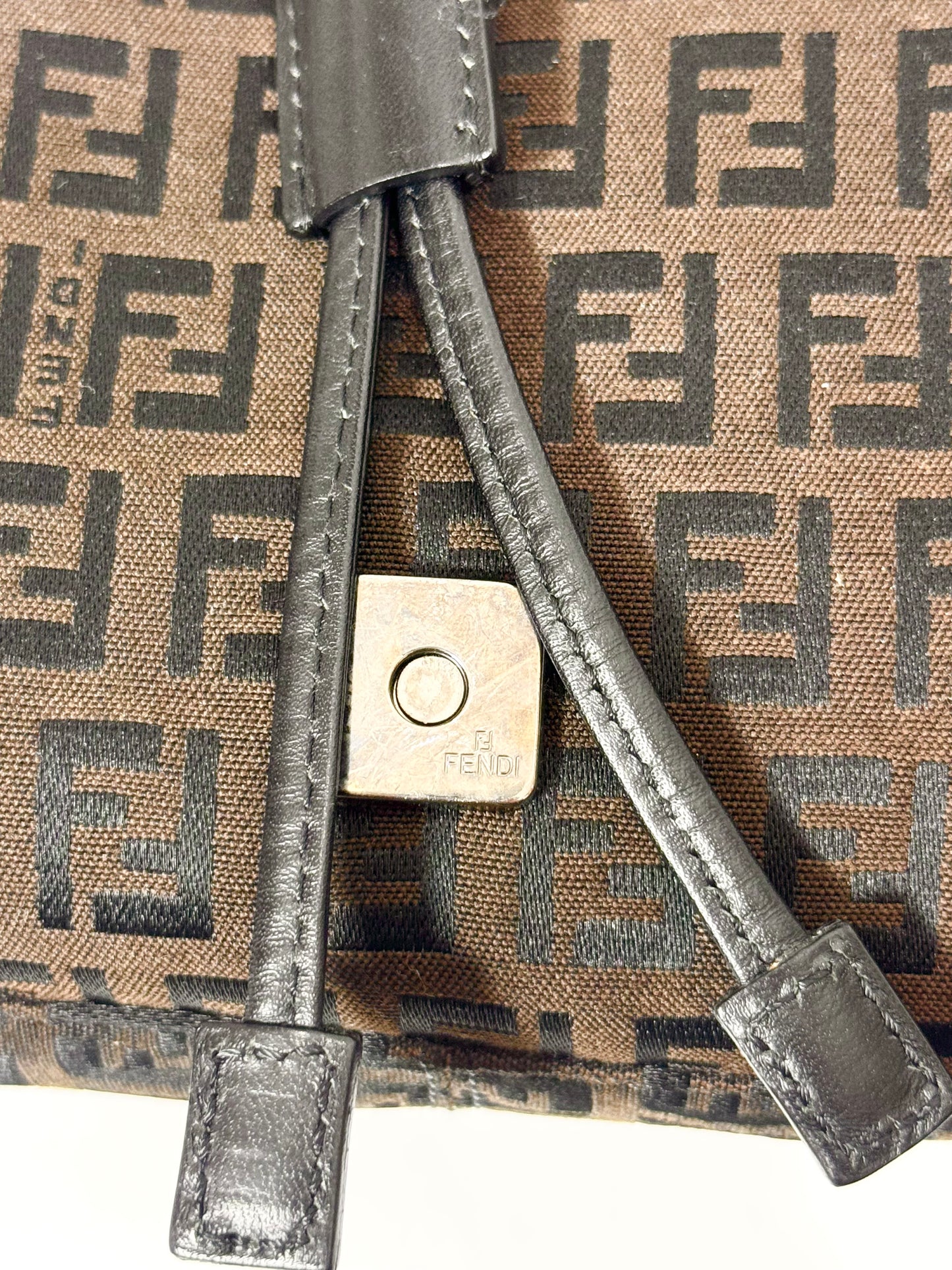 Fendi Vintage FF Zucchino Mini Shoulder Bag