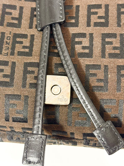 Fendi Vintage FF Zucchino Mini Shoulder Bag