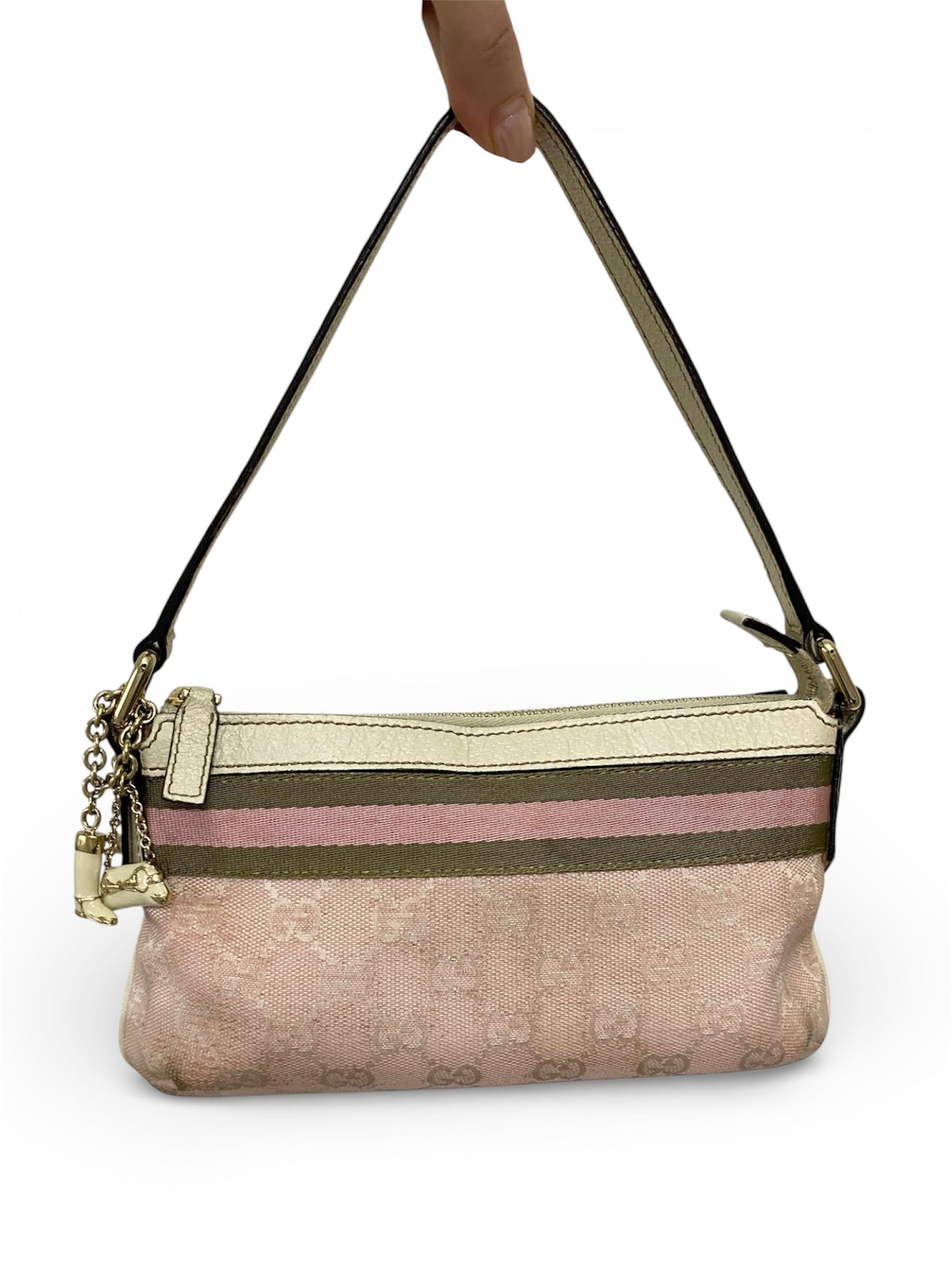 Gucci Pink Sherry Line Charm Mini Shoulder Bag