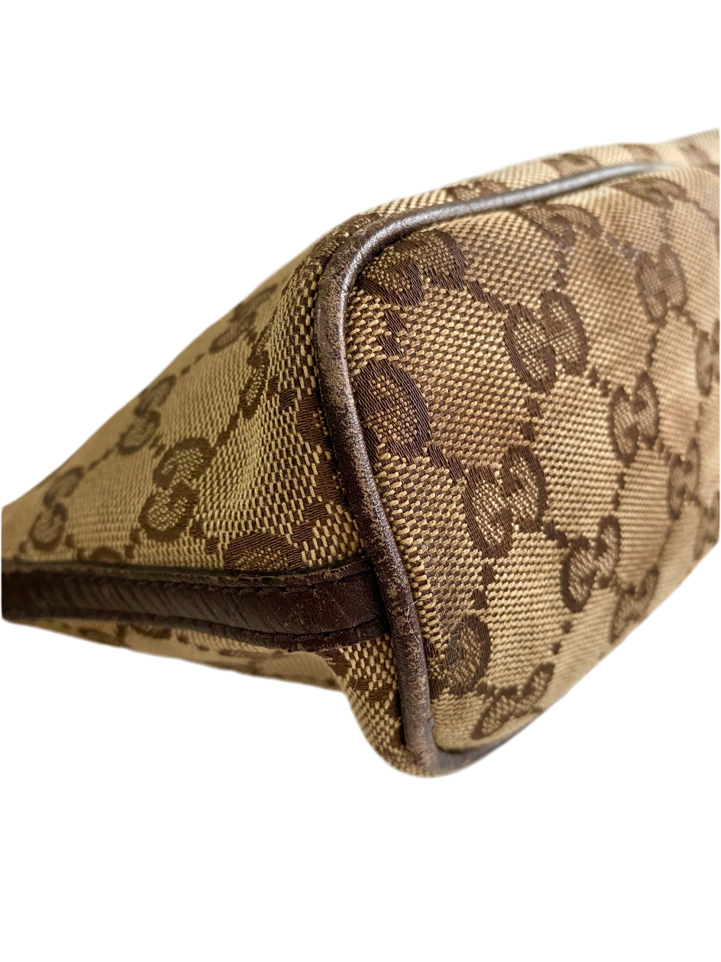 Gucci Classic Brown Monogram Pochette Bag